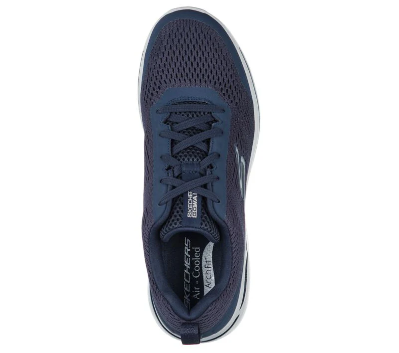 Men's Wide Fit Skechers Go Walk IDYLLIC 216116 Arch Fit Trainers - Image 5
